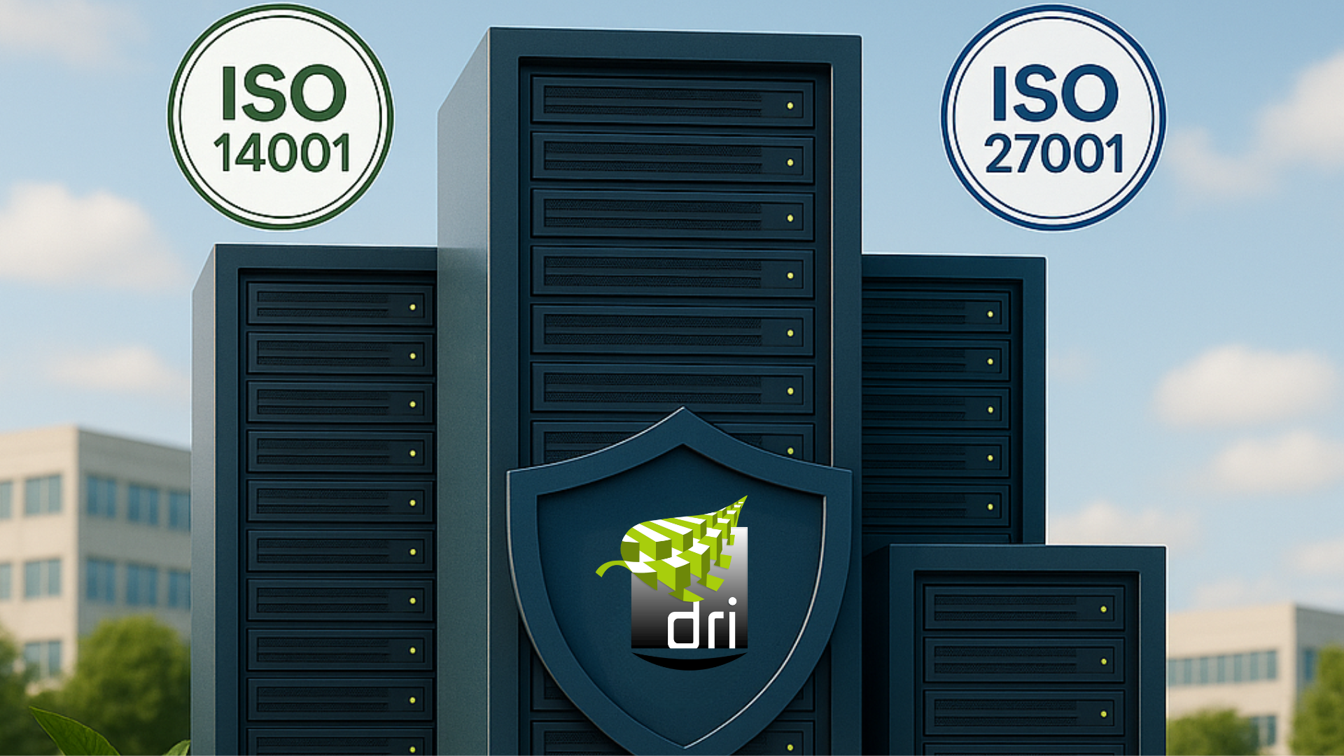 Sécurité, environnement : DRI renouvelle ses certifications ISO 27001 et 14001